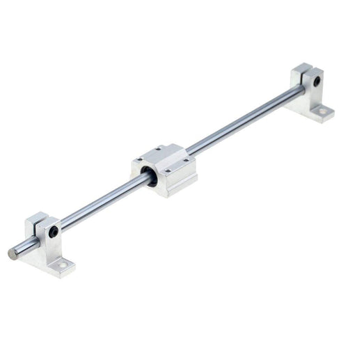 4PCS SK12 Aluminum Linear Rod Rail Shaft Support Guide for 12mm/0.47" Diameter Shaft