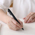 Kaco Pure Black Retractable Gel Ink Pen, 0.5mm Extra Fine Point, Pack of 10