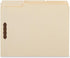 Universal UNV13420 Deluxe Reinforced Top Tab Folders with Fasteners, 1/3 Cut Tab, Manila (50/Box)