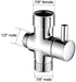 REWEE Handheld Bidet Sprayer for Toilet, Cloth Diaper Sprayer, Portable Toilet, Shattaf with Bidet Hose