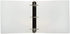 JAM PAPER Plastic 3 Inch Binder, Clear 3 Ring Binder, Sold Individually