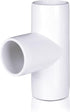16 Pack 1 Inch 3 Way PVC Pipe Fittings, PVC Pipe Fitting Connectors for DIY PVC Shelf Garden Storage Frame