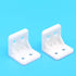 DonLeeving 30Pcs 4-Hole Luckycivia Plastic Furniture Corner Brace, Right Angle Board Holder, L Shape Bracket, Shelf