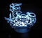 WS Designs Baby Turtles in Ninja Cosplay 6.5" Wide Laser Engraved 3D Effect Acrylic