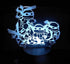 WS Designs Baby Turtles in Ninja Cosplay 6.5" Wide Laser Engraved 3D Effect Acrylic