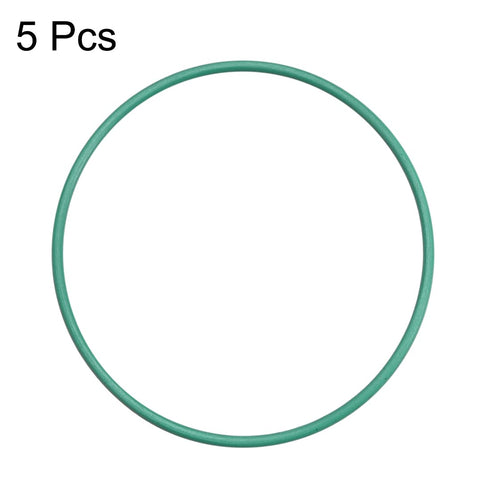 uxcell Fluorine Rubber O-Rings - 27mm OD 25mm ID 1mm Width FKM Seal Gasket for Machinery Plumbing, Pack of 5