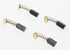Carbon Motor Brushes for MultiPro 110V/220V Electric Grinder Rotary Tools, 4Pcs