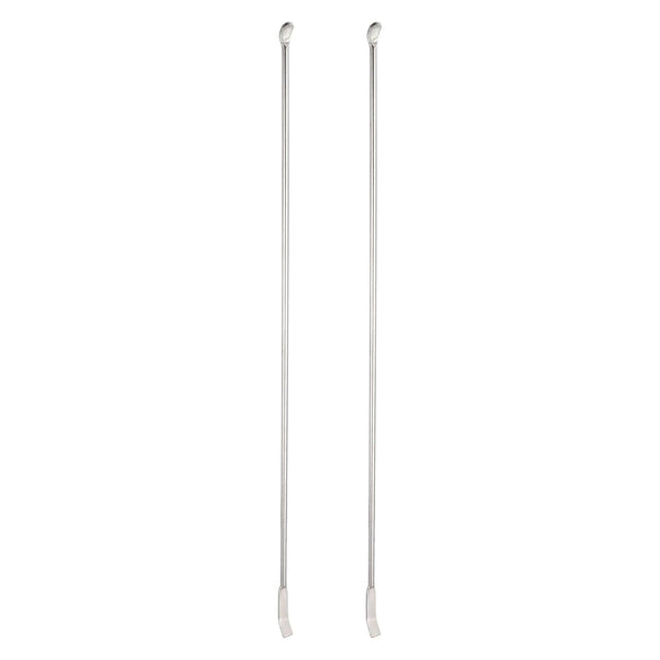 YOKIVE 2 Pcs Micro Reagent Spoon, 2 in 1 Double Head Stainless Steel for Science Labs, Chemistry Classrooms