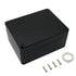 LeMotech IP65 Waterproof Junction Box, Dustproof Electrical Enclosure for Electronics, Black 4.5 x 3.5 x 2.1 inch