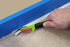 Warner Manufacturing 3-in-1 Caulk Tool, Easy Removal and Application Scraper, Brush and Applicator, Green
