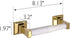 Design House 533299 Accessories Bathroom Hardware, Toilet Paper Holder, Polished Brass by Design House