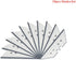 Dolphin PVC Zinc-aluminum Alloy Handle Roll Floor Cutter Knife with 10pcs Blade