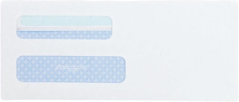 Quality Park #8 5/8 Security Envelopes, 500/Box, 24 lb White, Double Window, Self Seal, 3-5/8" x 8-5/8" (QUA24539)