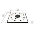 SPD18 1/4 8 151280-00, 151284-00SV Superior Electric Pads & Abrasives Sheet, Hole Stick On Square Sanding Pad Replaces