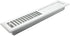 Precision Flow 2"x 10" Steel Floor Register, 2 Way Louvered Design in Glacier White Finish for Home Vent Covers
