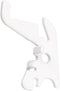 Wall Control Slotted Metal Pegboard Hooks Pack - Standard Hook - White for Pegboard and Tool Board