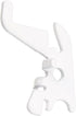 Wall Control Slotted Metal Pegboard Hooks Pack - Standard Hook - White for Pegboard and Tool Board