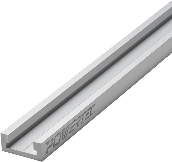 POWERTEC 71167 Miter T-Track, 48-Inch, Grey