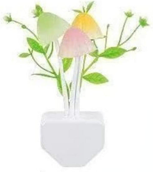 anso Night Light Light Sensor 3 LED Mushroom Lamp Night Lamp Baby Bulbs