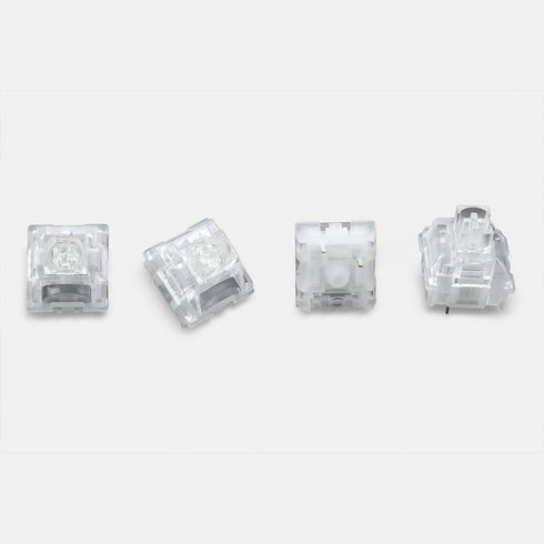 Metrickeys Frozen V2 Switch(90PCS) TTC Silent Switch, Transparent RGB Pre-Lubed Silent Linear Mechanical Keyboard