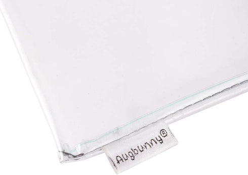 Clear Vinyl Zipper Multi-Purpose Waterproof Organizers, 4-Pack Toiletry Pouch Tool Bag
