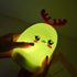 SCZWP8 Elk Portable Night Light Study Modern Simple and Warm Creative Bedroom Table Lamp Led Decoration Monochrome Warm