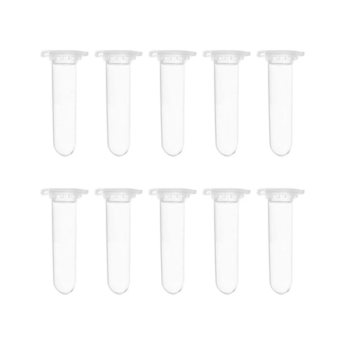 Othmro 500pcs 2ml Plastic Centrifuge Tubes with Snap Cap, Clear, Conical Bottom Storage Container for Lab Specimens