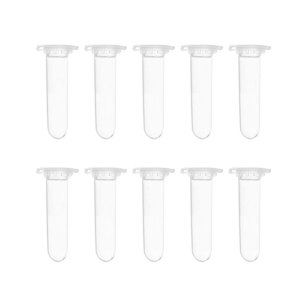 Othmro 500pcs 2ml Plastic Centrifuge Tubes with Snap Cap, Clear, Conical Bottom Storage Container for Lab Specimens