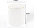 Pen Holder for Desk, Ceramic Pencil Cup, Makeup Brush Organizer, White
