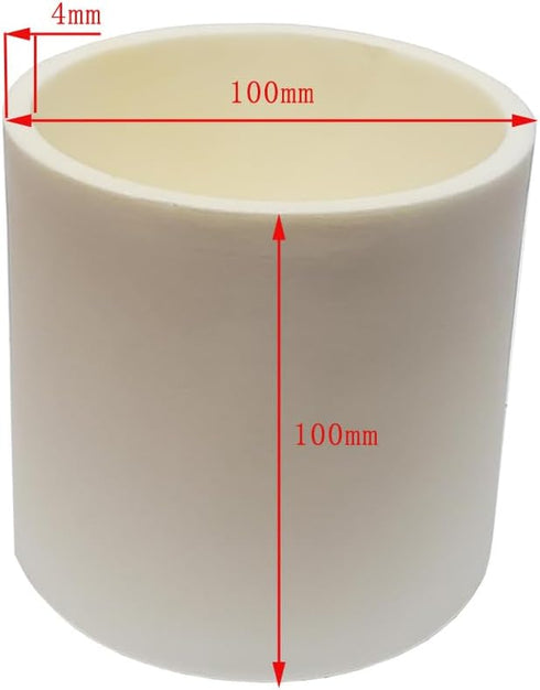 OTOOLWORLD 99.3% Alumina Crucible, Al2O3 Aluminum Oxide Crucible for Lab