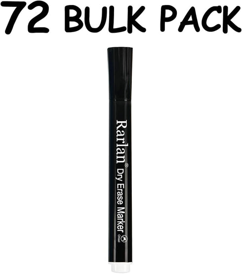Dry Erase Markers Bulk, Chisel Tip, Black, 72 Count Whiteboard Markers Bulk Pack