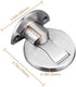 Magnetic Door Stop - Brushed Satin Nickel Floor Metal Magnetic Door Catch - Heavy Duty Silver Doorstop