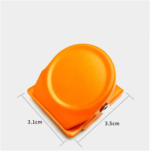 Magnetic clicps-Magnetic Hooks Strong Refrigerator Magnets Whiteboard Wall Fridge Magnetic Memo Note Clips-Multiclolor (8 pcs)