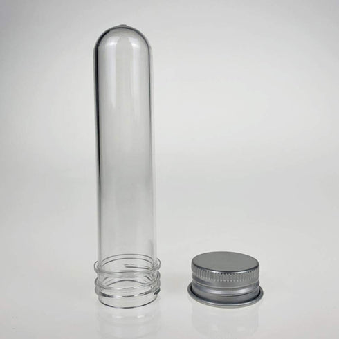 30ml Clear Plastic Test Tubes, 25pcs with Screw Caps for Candy and Beads Storage, Scientific Experiments Tubes