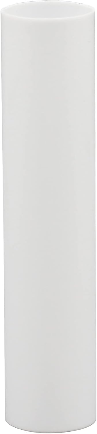 1751 Set 6, 4 Inch Creative Hobbies - of Tall White Plastic Candle Covers Sleeves Chandelier Socket Covers ~Candelabra