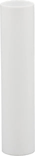1751 Set 6, 4 Inch Creative Hobbies - of Tall White Plastic Candle Covers Sleeves Chandelier Socket Covers ~Candelabra