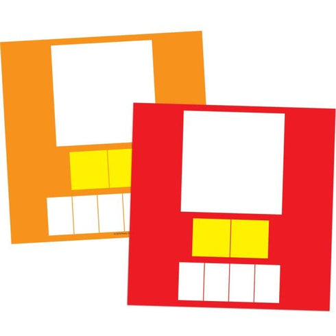 Really Good Stuff Construcción de palabras Tapetes y tarjetas - Spanish Word Building Mats and Cards Multi-Item Kit