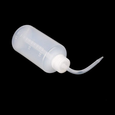 stonylab 2-Pack Chemical Wash Bottle, Plastic Safety Lab Squeeze Wash Bottle, LDPE Narrow Mouth, 250 ml (8 oz) and 500