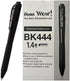 Pentel Wow! 12 Pack Retractable Super Smooth Ballpoint Pen, 1.4mm Bold Line, Triangular Barrel, Black Ink