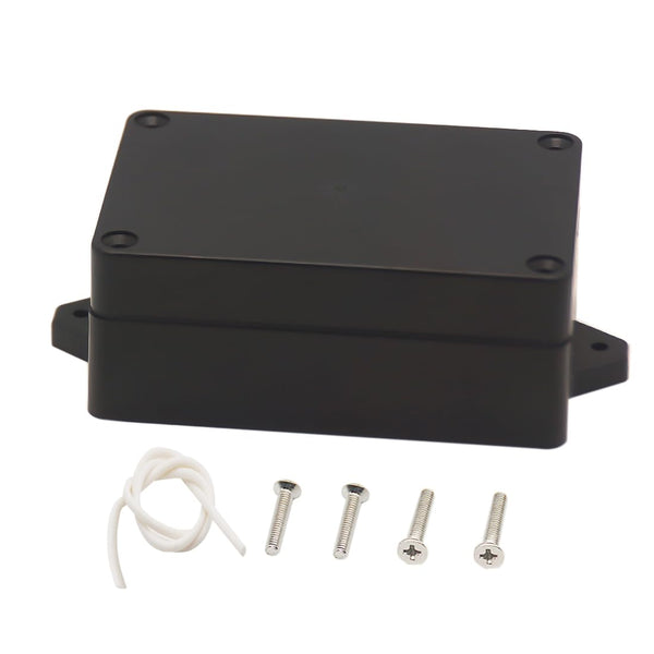 Zulkit Junction Box, ABS Plastic Dustproof Waterproof IP65 Universal Electrical Boxes, Black 3.94 x 2.68 x 1.57 Inch