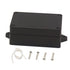 Zulkit Junction Box, ABS Plastic Dustproof Waterproof IP65 Universal Electrical Boxes, Black 3.94 x 2.68 x 1.57 Inch