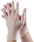 MedPride Powder-Free Vinyl Exam Gloves, Large, Box of 100