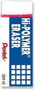 Pentel Hi-Polymer Block Eraser, Large, Pack of 9