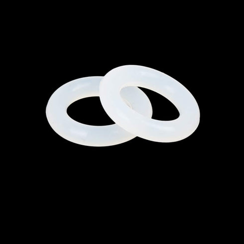 X AUTOHAUX Silicone O-Rings - Pack of 20, 18mm OD 11mm ID 3.5mm Width VMQ Seal Gasket for Pipe Repair, White
