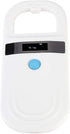 ISO11784 11785 ASHATA Pet Microchip Scanner, Rechargeable Animal Chip ID Scanner OLED Display Support FDX B / EMID