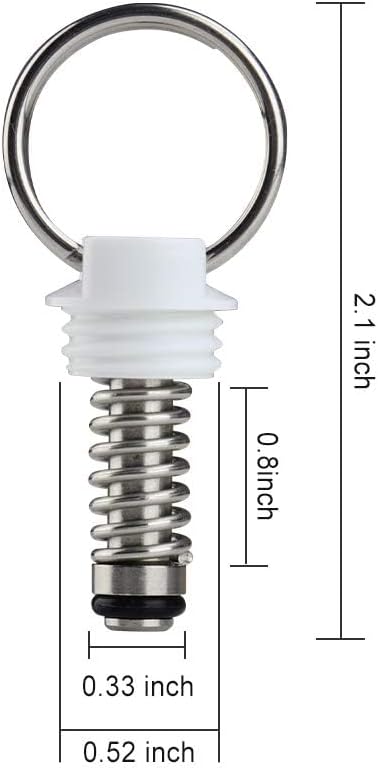 4PCS FERRODAY Corny Keg Pressure Relief Valve, Plastic Ball Lock Keg Lid Relief Valve for Cornelius Corny Keg Lid