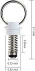 4PCS FERRODAY Corny Keg Pressure Relief Valve, Plastic Ball Lock Keg Lid Relief Valve for Cornelius Corny Keg Lid