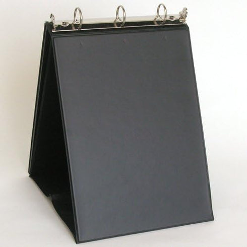 StoreSMART Flip Chart Easel Presentation Binder, Portrait/Vertical, Black, VH430