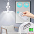 E27 Foldable LED Bulb, 28W Fan Blade Timing Lamp, AC85-265V, Remote Controller for Home Ceiling Light (Only Fan Bulb)