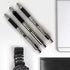 Zebra Pen G-301 Retractable Gel Ink Pen, Stainless Steel Barrel, Medium Point, 0.7mm, Blue Ink, (Pack of 1, 12 Count